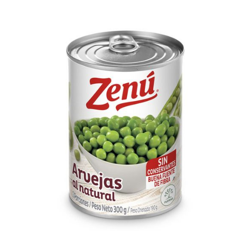 Arvejas Naturales ZENU 300 g