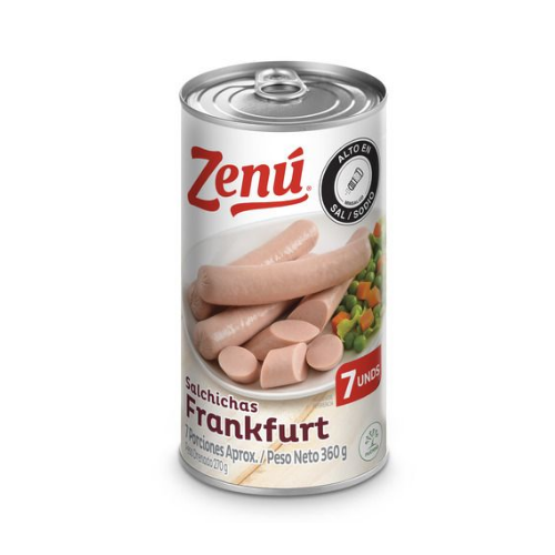 Salchichas Frankfurt ZENU 360g