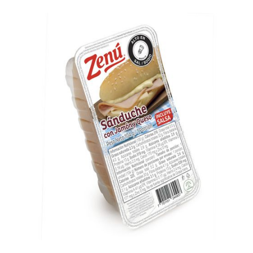 Sanduche Jamón Queso ZENU x 104g