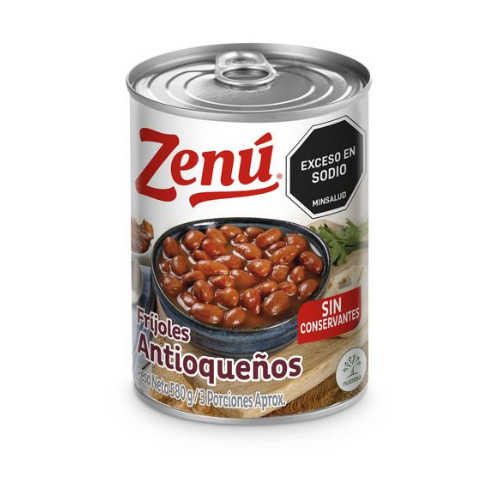 Frijol Antioqueño ZENU x 580 g