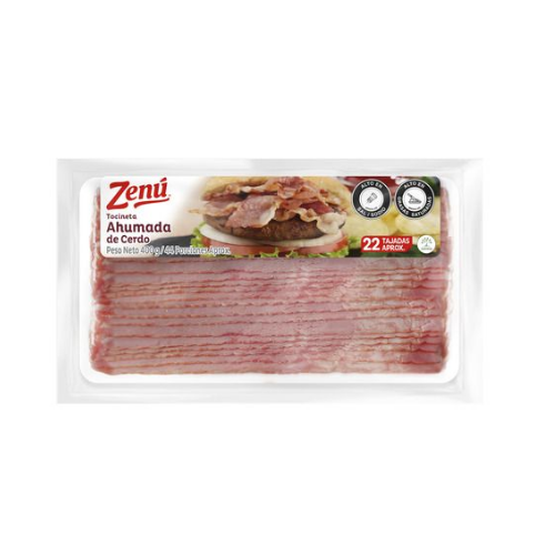 Tocineta Ahumada Cerdo ZENU x 400 g
