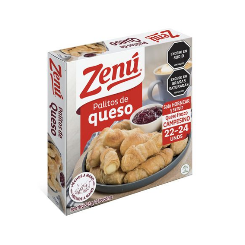 Palitos de Queso para Hornear ZENU x 528g