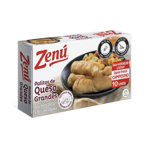 Palitos de Queso para Honear ZENU x 280g NP