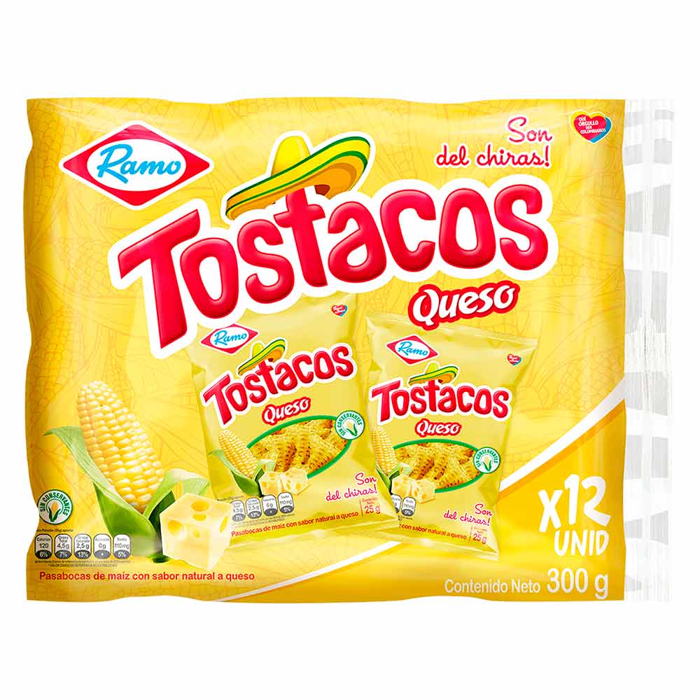 Tostaco RAMO Queso x25g x12un