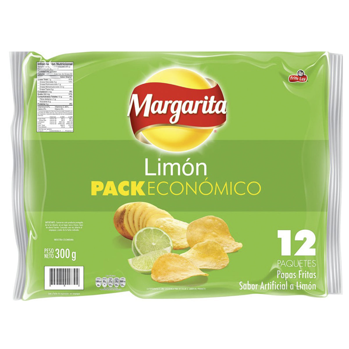 Papas Caseras RAMO Limón x25g x12un