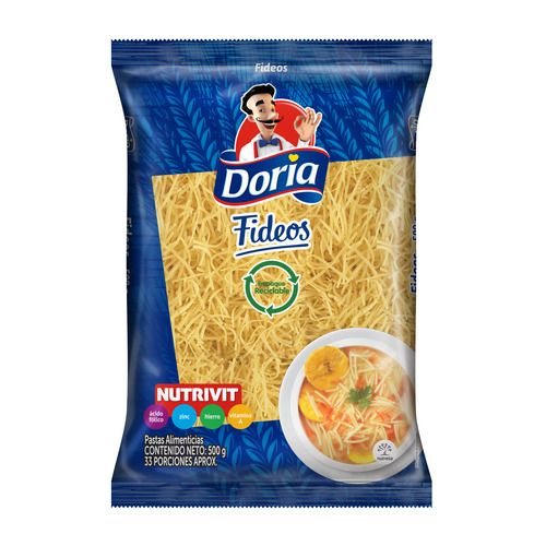 Fideo Doria Clasica X 500g