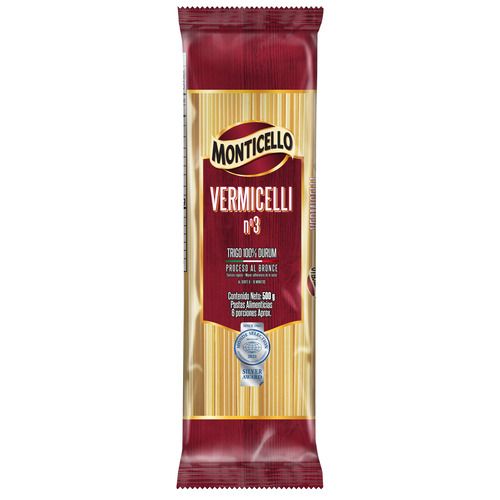 Vermicelli Monticello X 500g