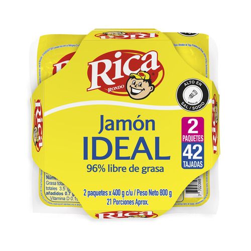 Jamón Ideal Rica X 400gr