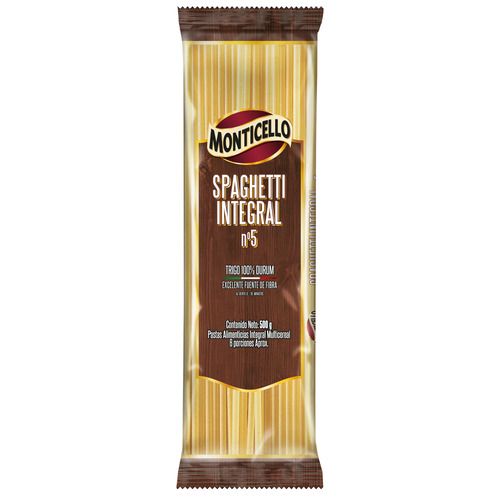 Spaghetti Monticello Integral X 500g