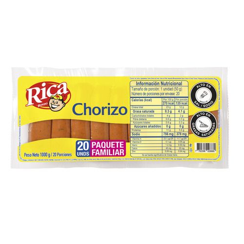 Chorizo Rica X 1 K
