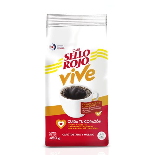 Cafe Sello Rojo Vive Corazon 450g