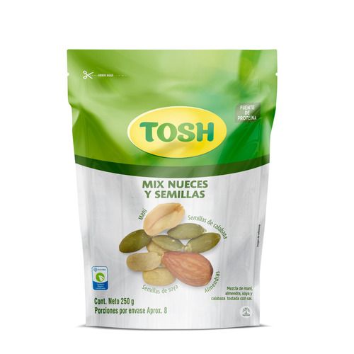 Pasabocas Tosh Mix Nueces Y Semillas X 250g