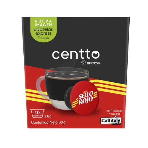 Cafe Sello Rojo Fuerte Centto 6g 10caps
