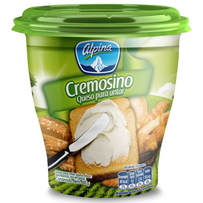 Queso ALPINA crema untar 380g