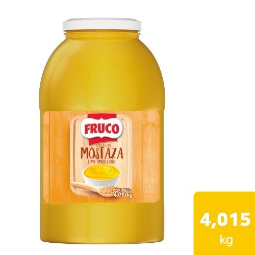 Salsa Mostaza Fruco Galon 4.015kg