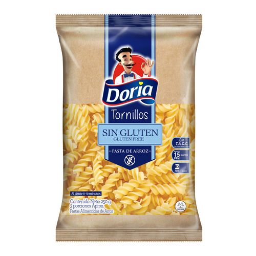 Tornillos Doria Sin Gluten X 250g