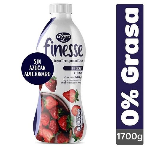 Yogurt Finesse Fresa Botella X 1700gr