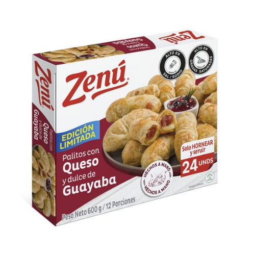 Palito de Queso y Dulce de Guayaba ZENU x 600g