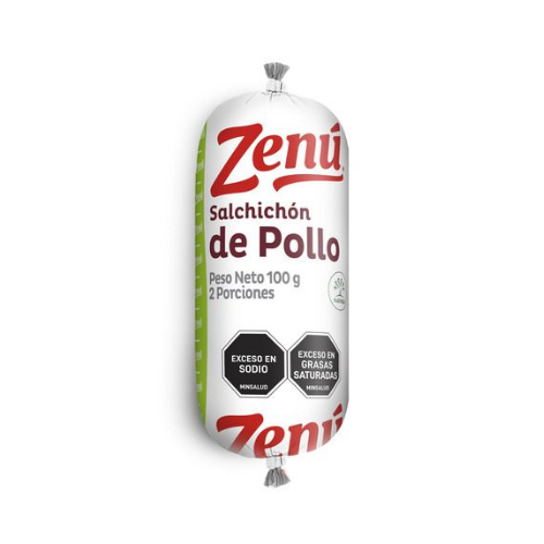 6 Salchichon Pollo ZENU collarin x 100 g