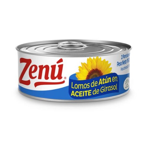 Lomo atun ZENU en aceite girasol x160g