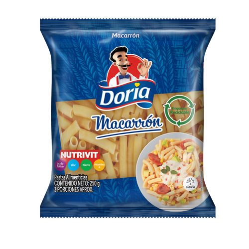 Macarron Doria Clasica X 250g