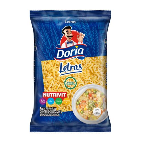 Letra Doria Clasica X 250g