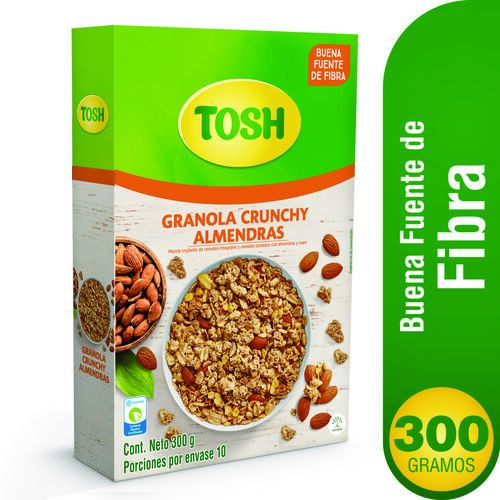 Cereal Tosh De Almendra 8 Cajas X 300g