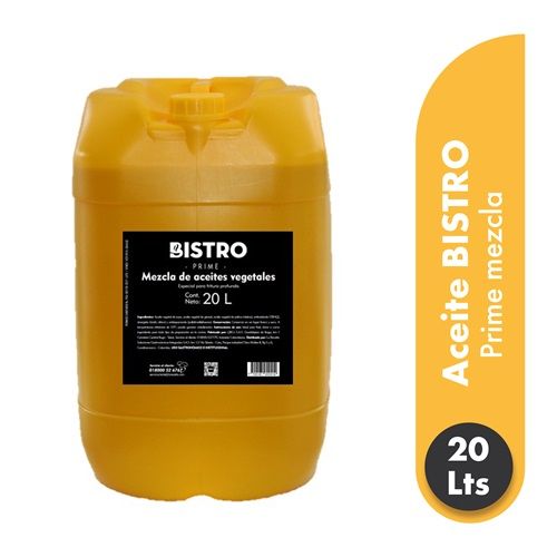 Aceite Vegetal Bistro Prime X20 Lt